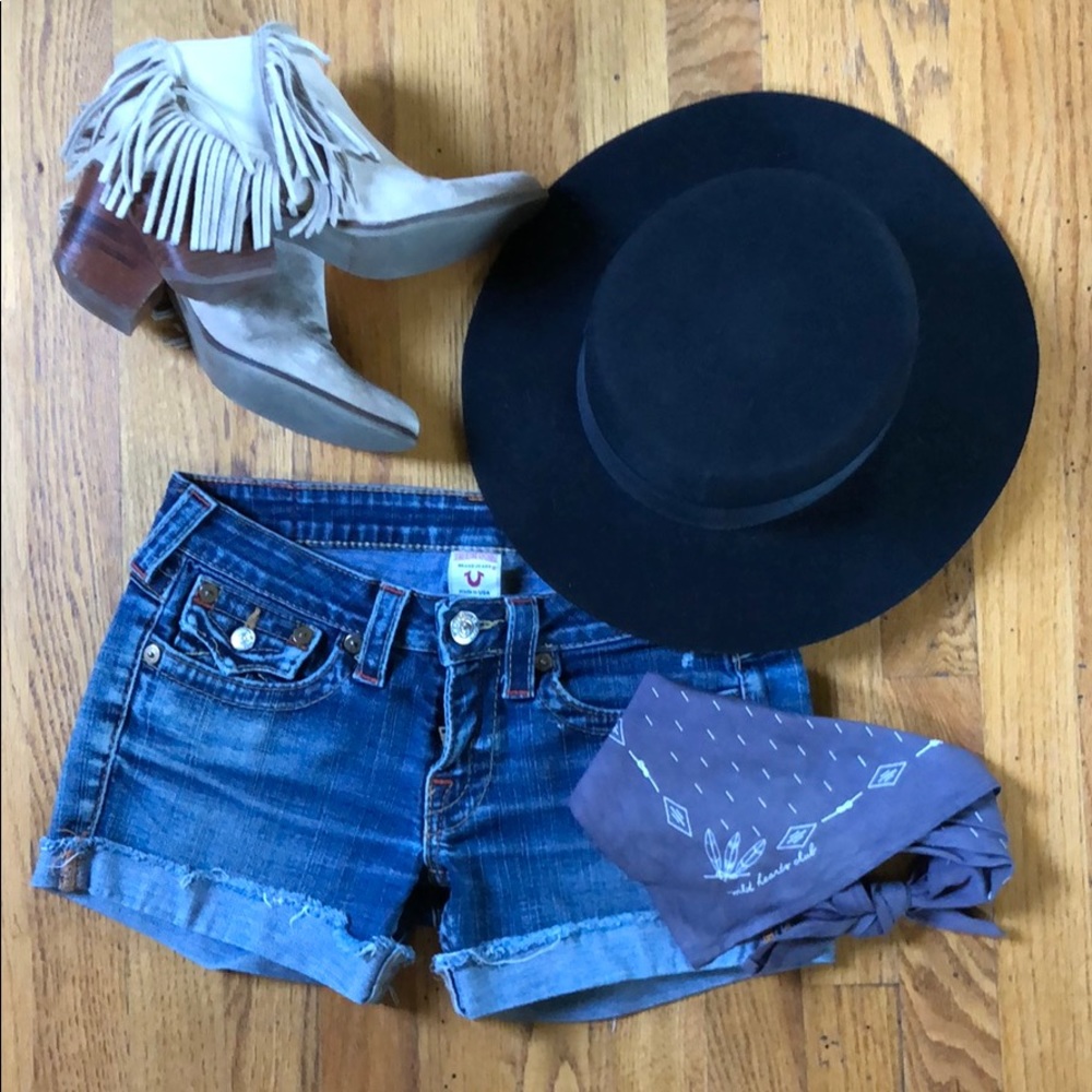 True Religion Jean Shorts
